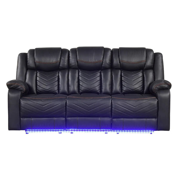 Challenger - LED Power Recliner Sofa