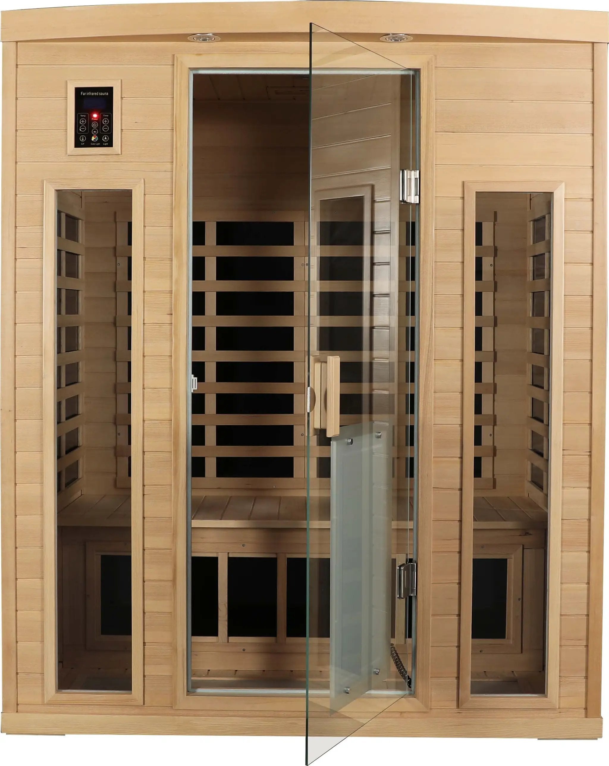 Low EMF Three person Far infrared sauna room (Roof & Floor) by HouseOfZazla