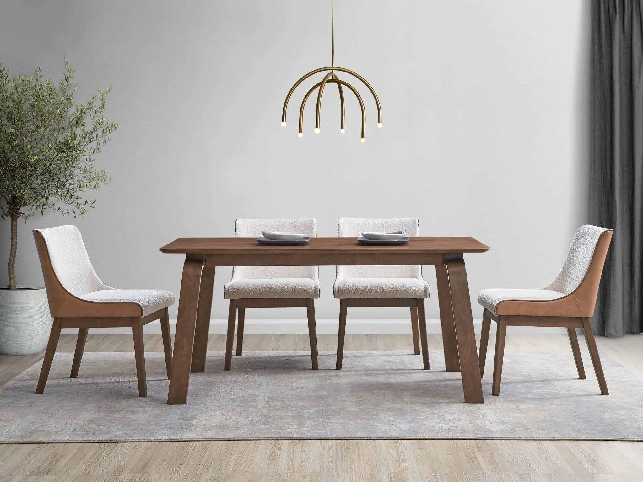 Ginny - Dining Table - Walnut by Unique Piece Furniture