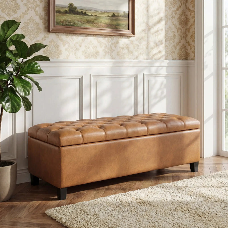 Ottoman Bench with Storage by HouseOfZazla
