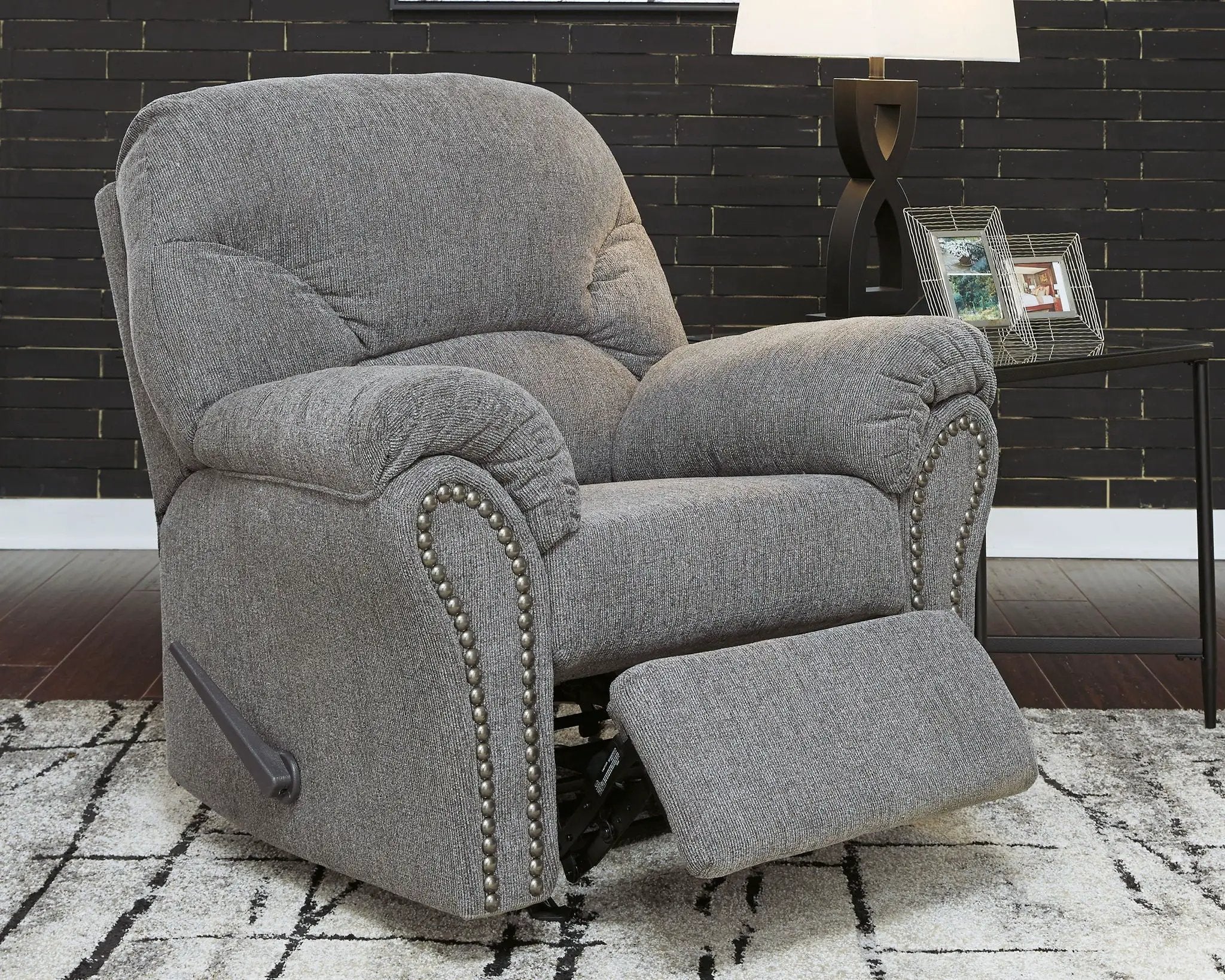 Allmaxx - Rocker Recliner - Pewter by Unique Piece Furniture