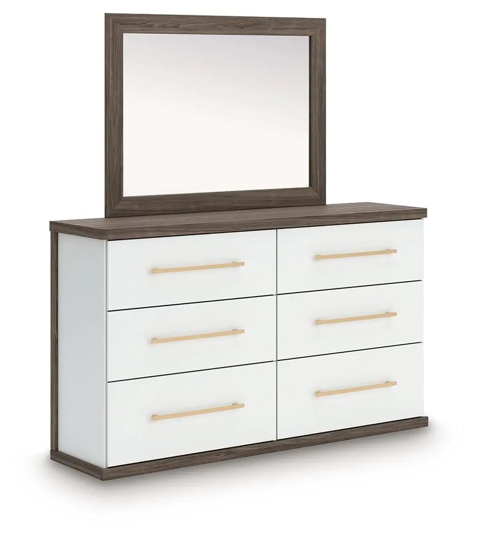 Kendanport - Six Drawer Dresser by Unique Piece Furniture