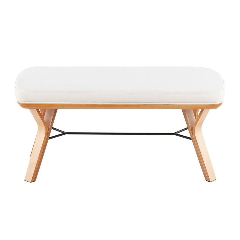Folia - Mid Century / Modern Bench by HouseOfZazla