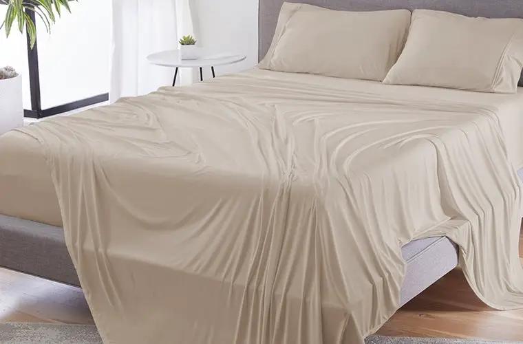 BedGear Dri-Tec Sheet Set, Beige, Split Head Cal King by HouseOfZazla