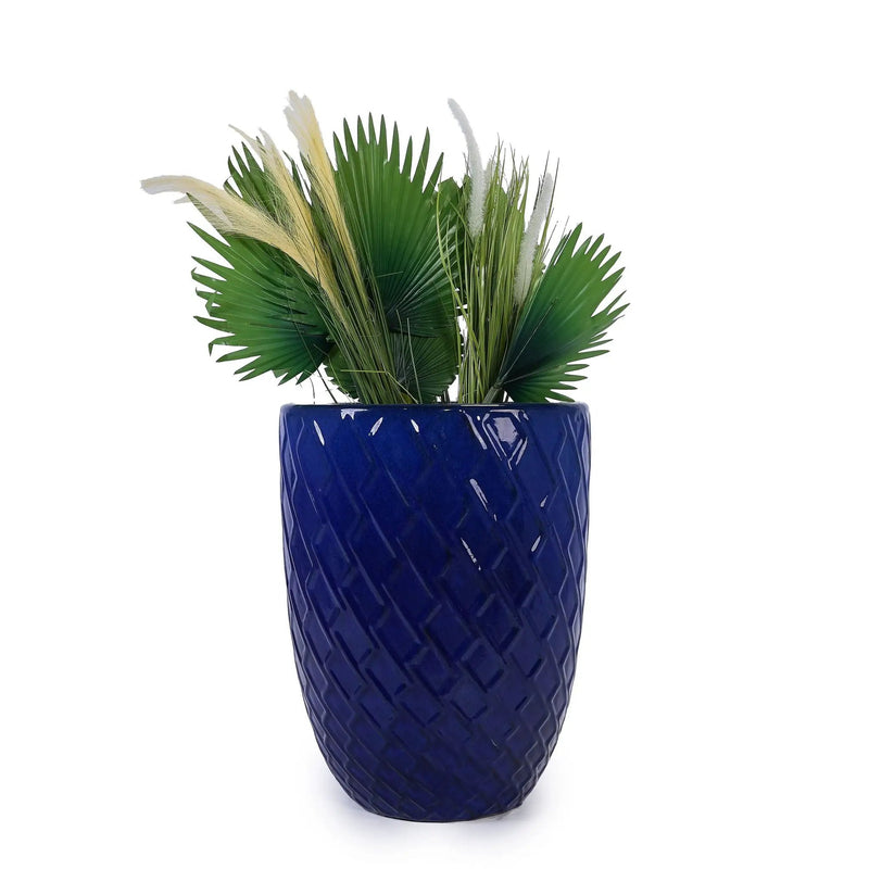 Ceramic Flowerpot, Planter For Patio, Garden, Windowsill by HouseOfZazla