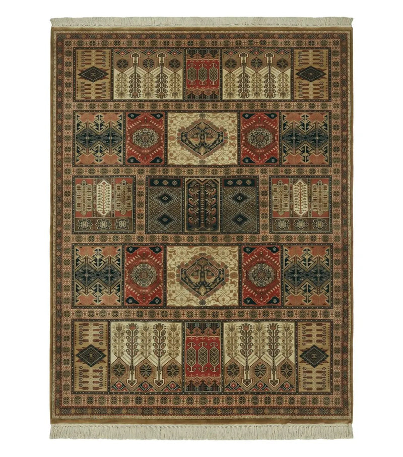Couristan Rug 10x14, Large Belgium Power Loomed Wool Carpet 10 x 14 ft, Brown Tan Cream Oriental Rug, Living Room Rug, Large Area Rug by Jewel Rugs