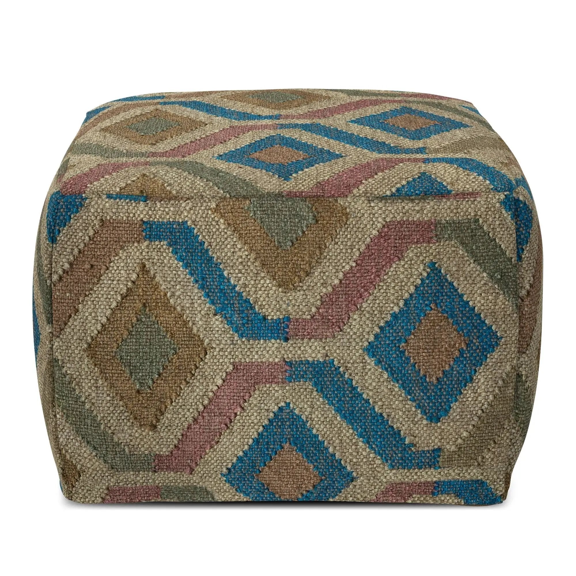 Johanna - Handcrafted Square Pouf by Unique Piece Furniture