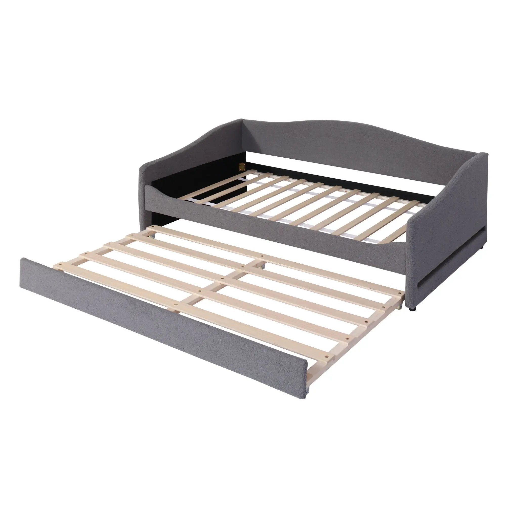 Design Upholstered Daybed With Light And Trundle by Unique Piece Furniture