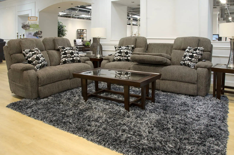 Oasis - Power Reclining Sofa - Fossil by Unique Piece Furniture