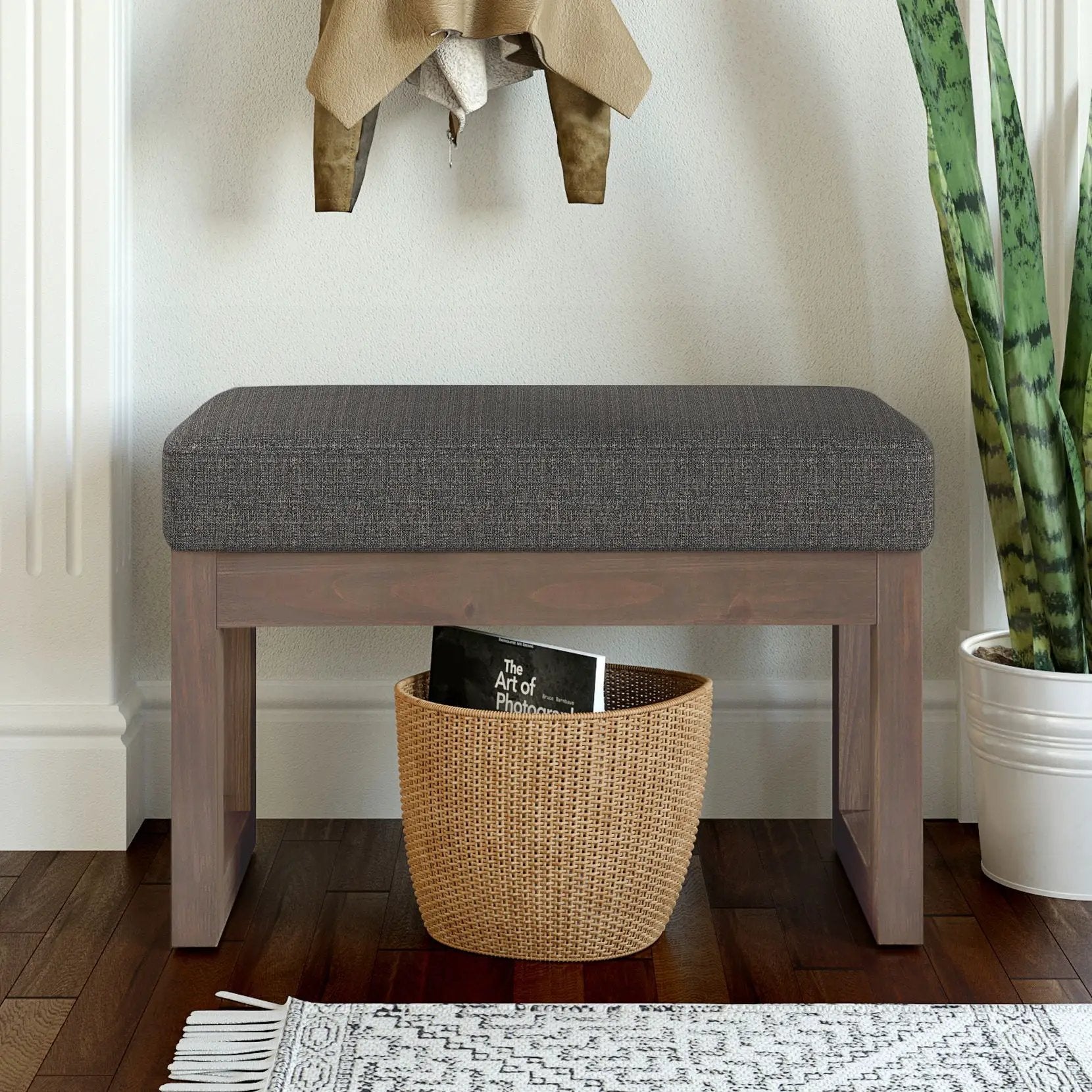 Milltown - Upholstered Ottoman Bench by HouseOfZazla