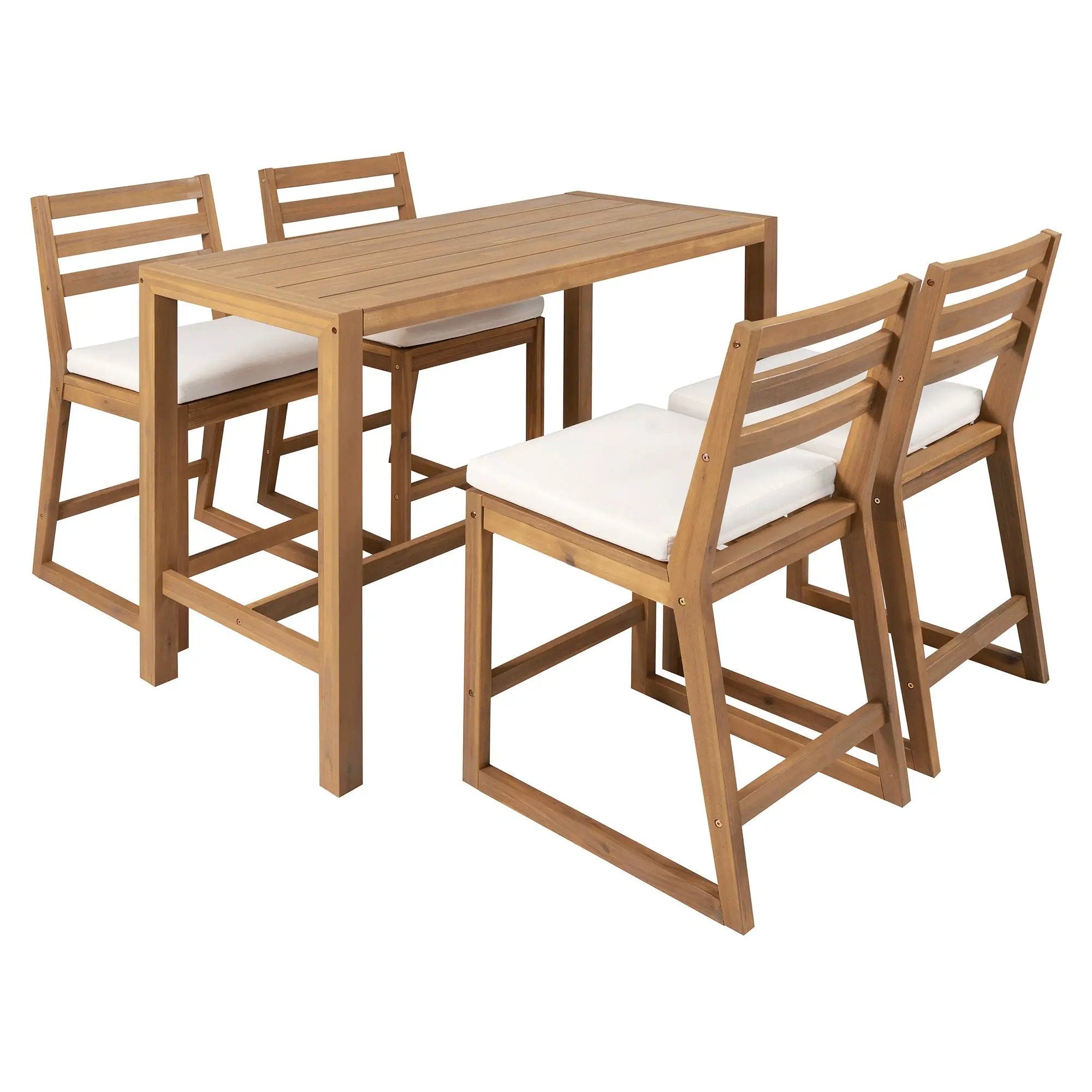 Patio Bar Set With Ergonomic Chairs by Unique Piece Furniture
