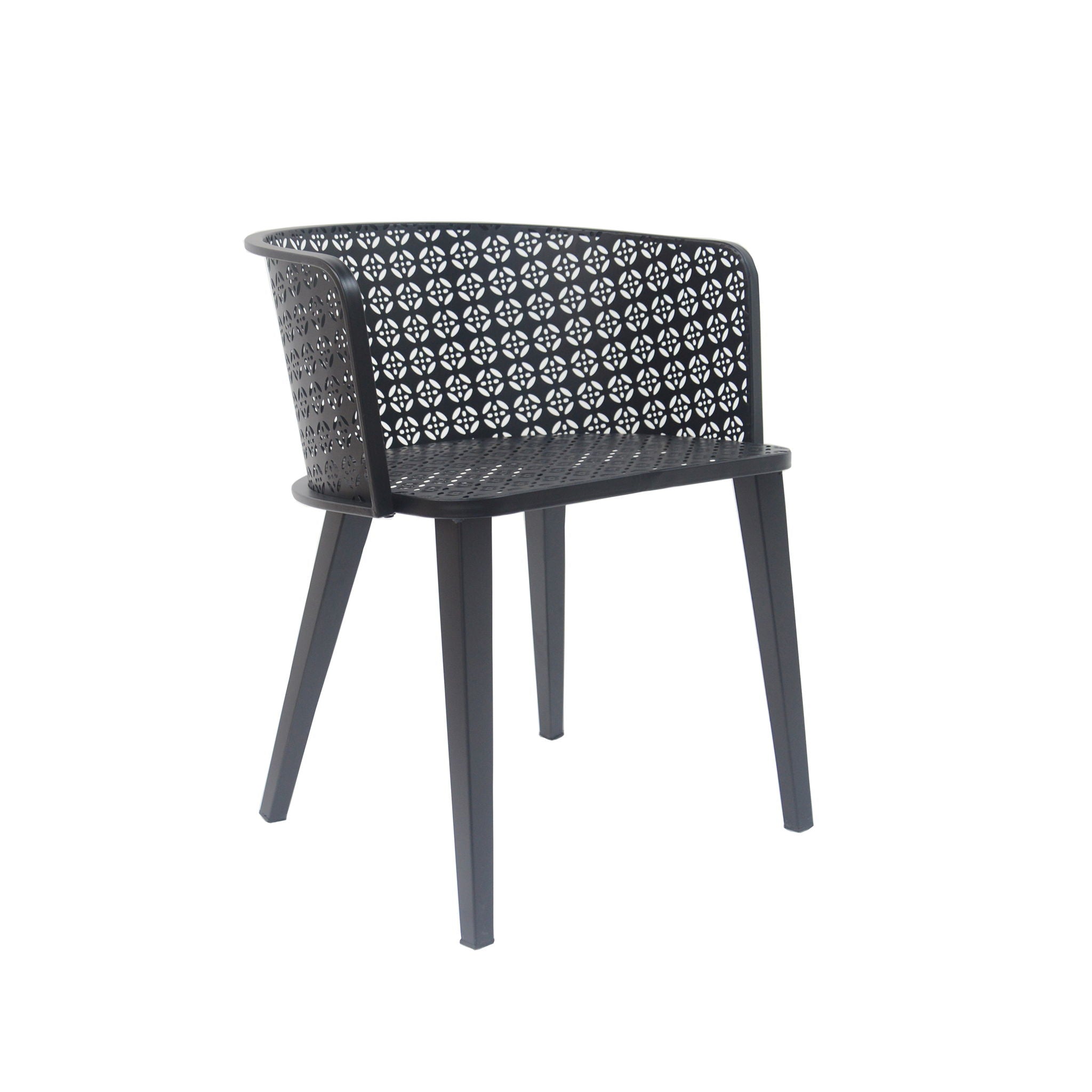 Milan Outdoor Dining Chair Set of 2 by HouseOfZazla
