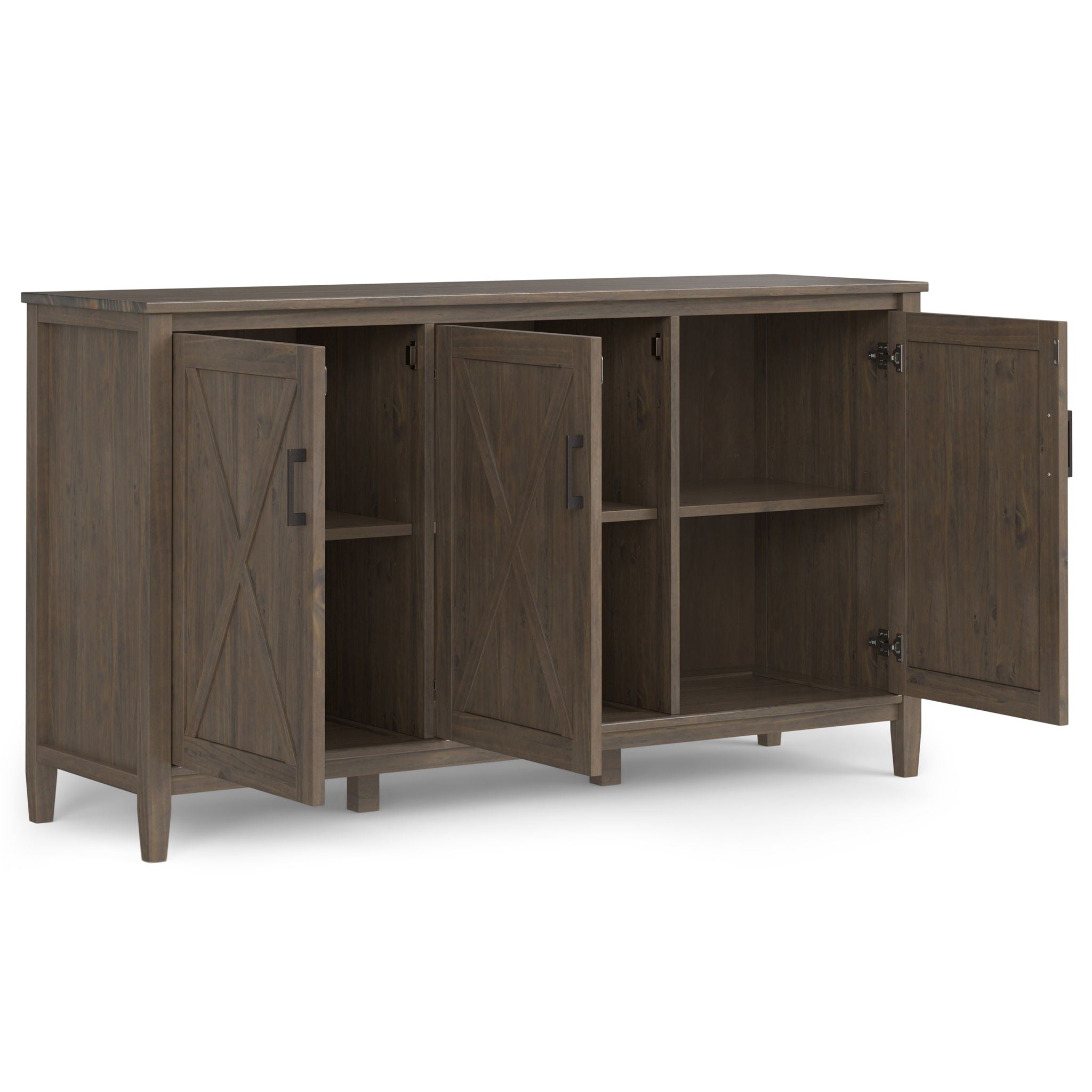 Ela - Wide Storage Cabinet - Smoky Brown by HouseOfZazla