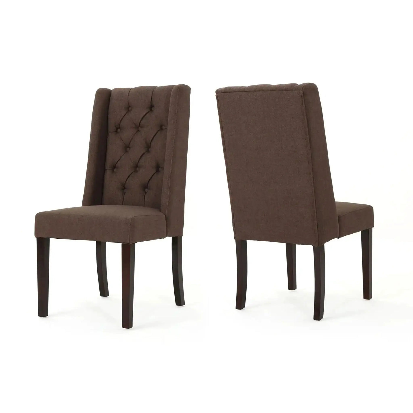 Sophisticated Tufted Dining Chair With High Back Design by HouseOfZazla
