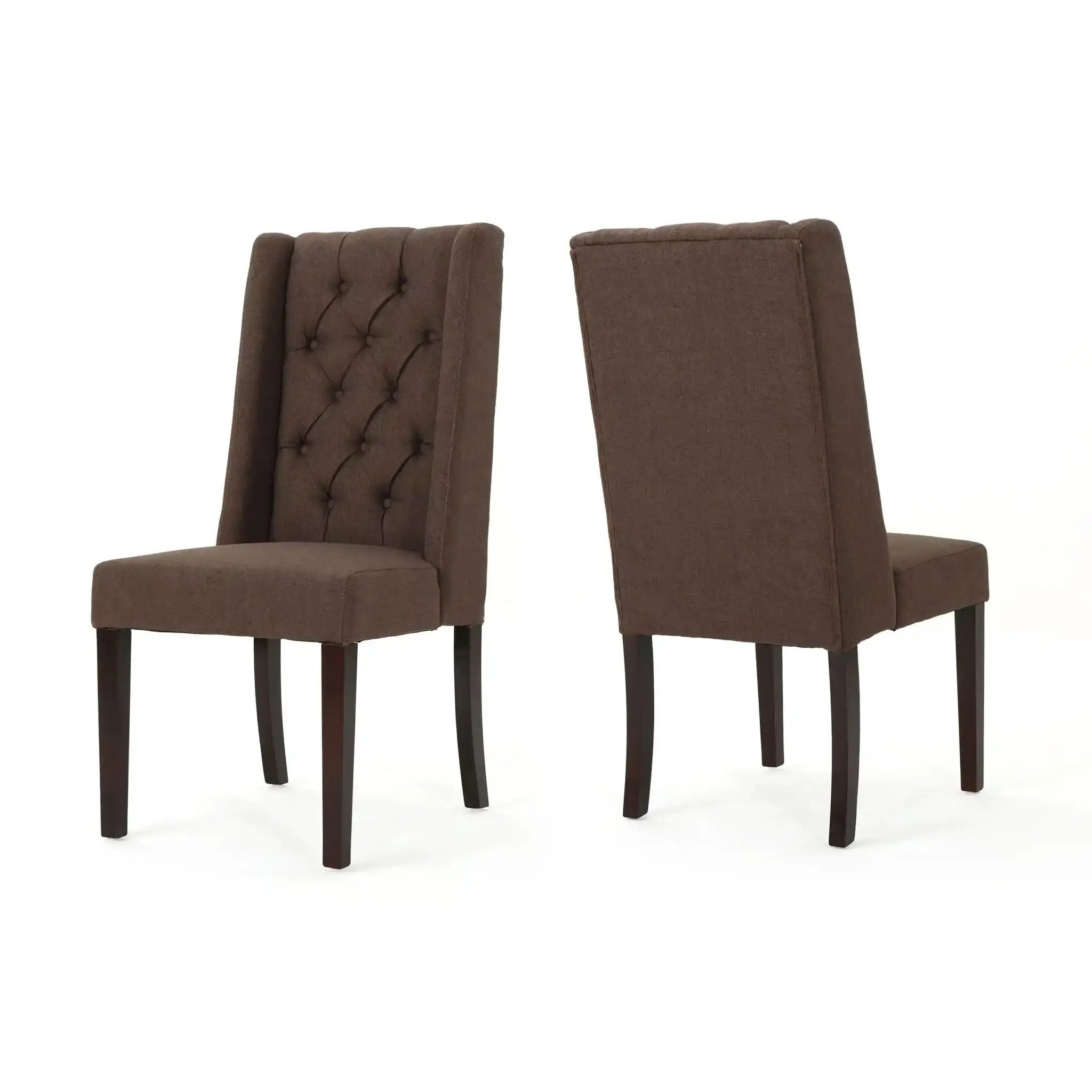 Sophisticated Tufted Dining Chair With High Back Design by HouseOfZazla