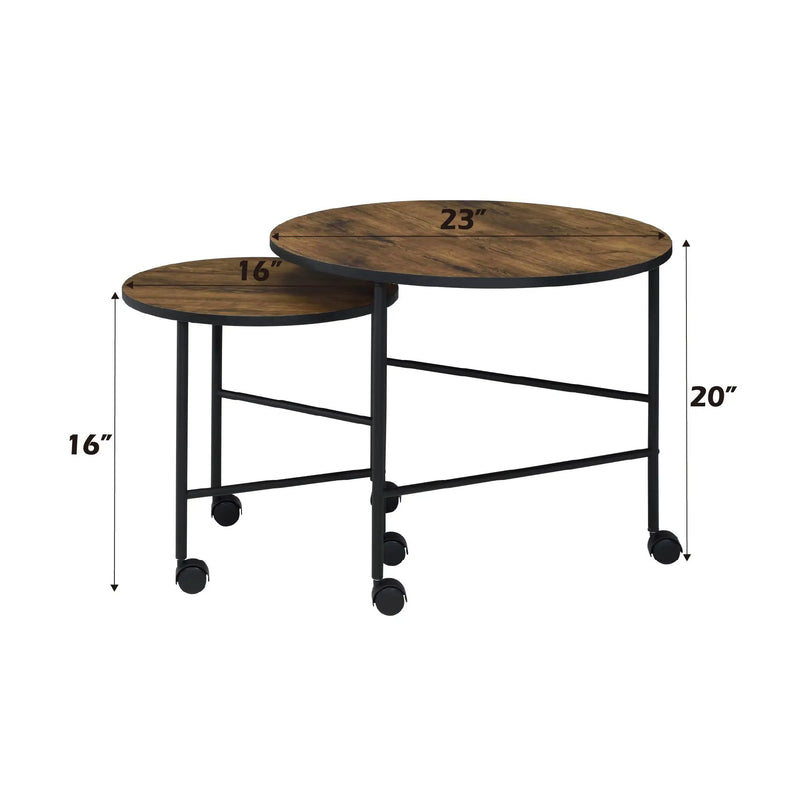 Oblis Vintage Nesting Tables (Set of 2) by HouseOfZazla