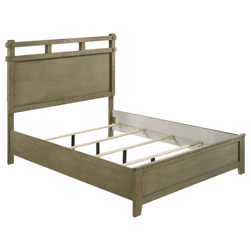 Hazlewood 61-inch Queen Panel Bed Vineyard Oak by Unique Piece Furniture