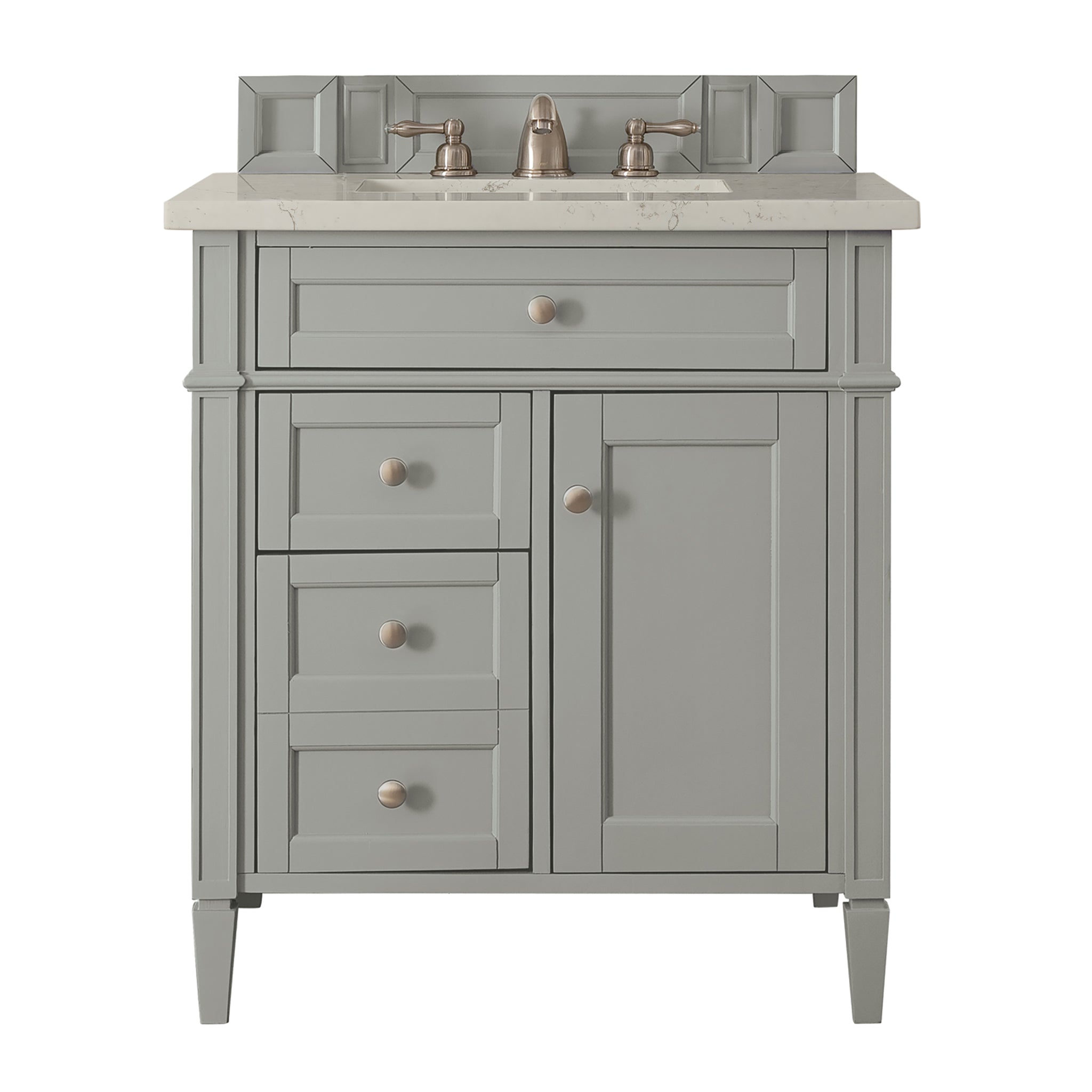 James Martin Brittany 30" Single Bathroom Vanity, Urban Gray, view 37