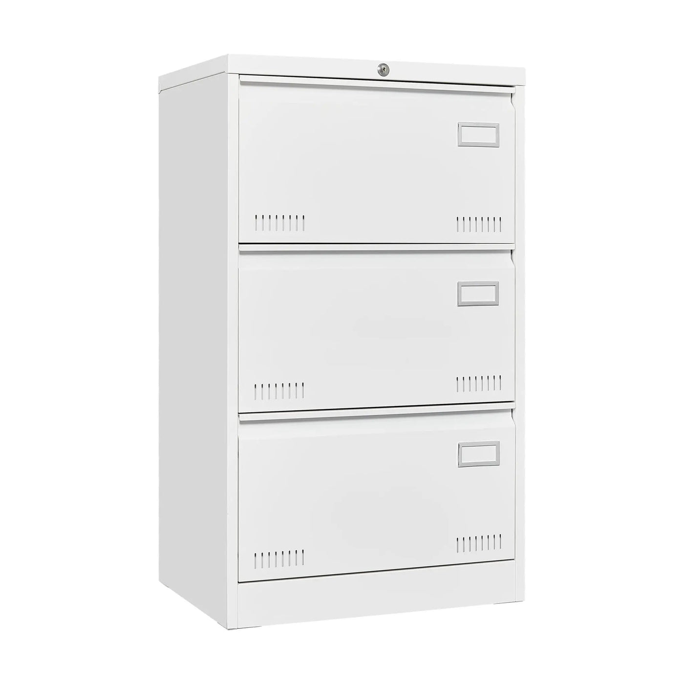Filing Cabinet Lateral File Cabinet 3 Drawer, Locking Metal File Cabinets Three Drawer, Office Filing Cabinet With Lock Drawers For Home Office by HouseOfZazla