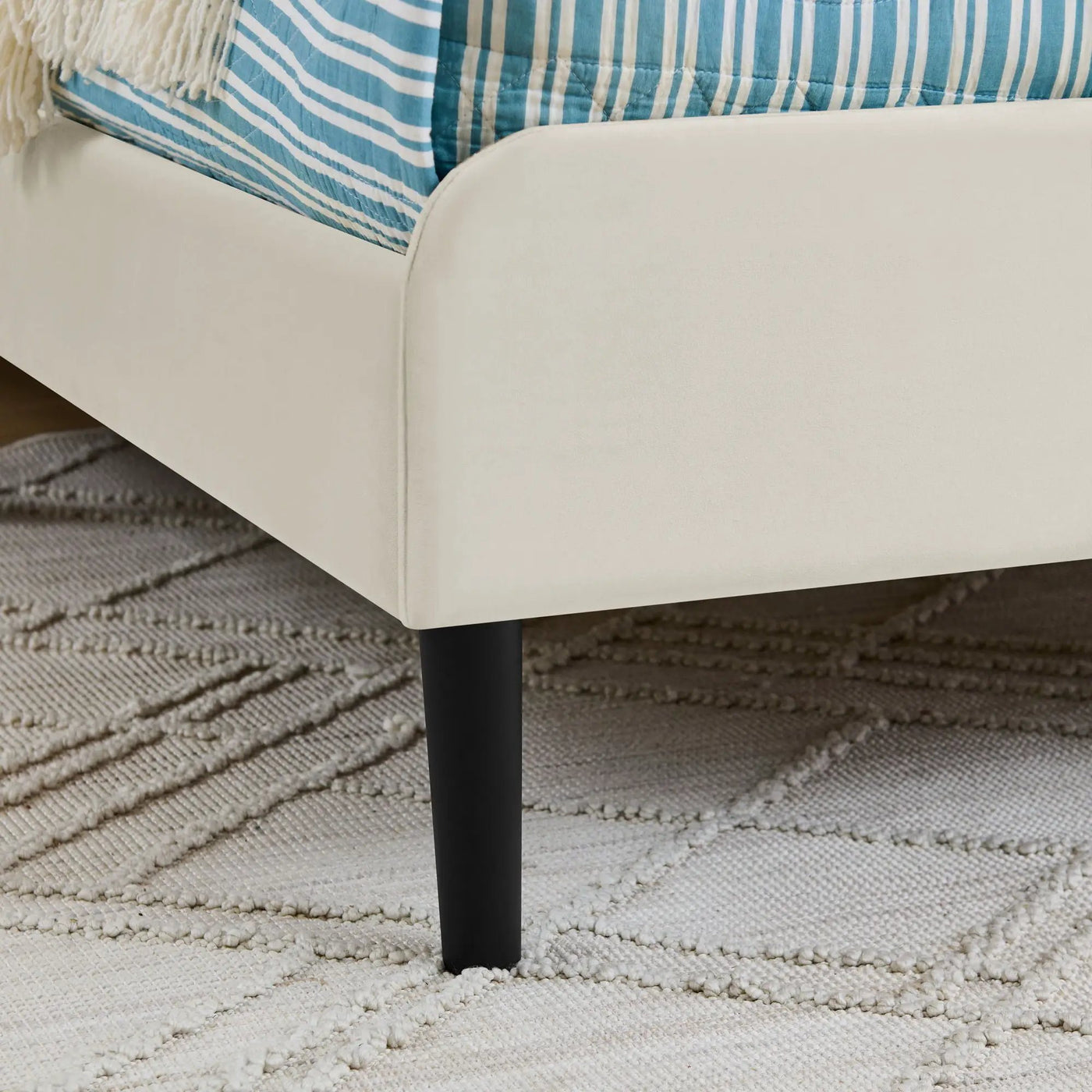 Upholstered Platform Bed Frame With 2 Storage Drawers And Adjustable Sofa Bed by Unique Piece Furniture