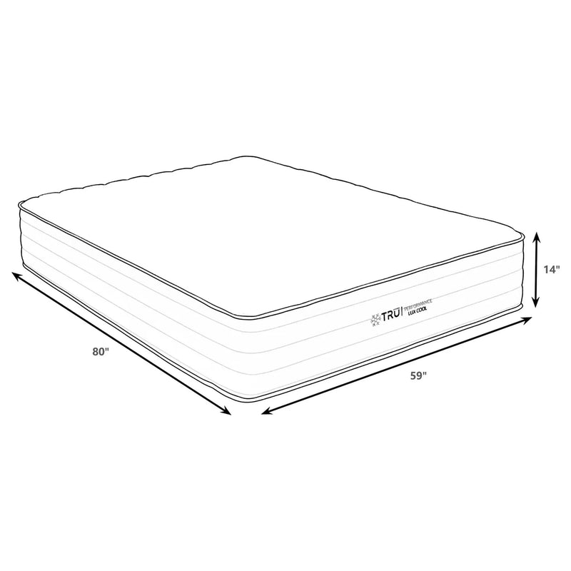 Montlake 14-inch Queen Cool Firm Memory Foam Hybrid Mattress by Unique Piece Furniture