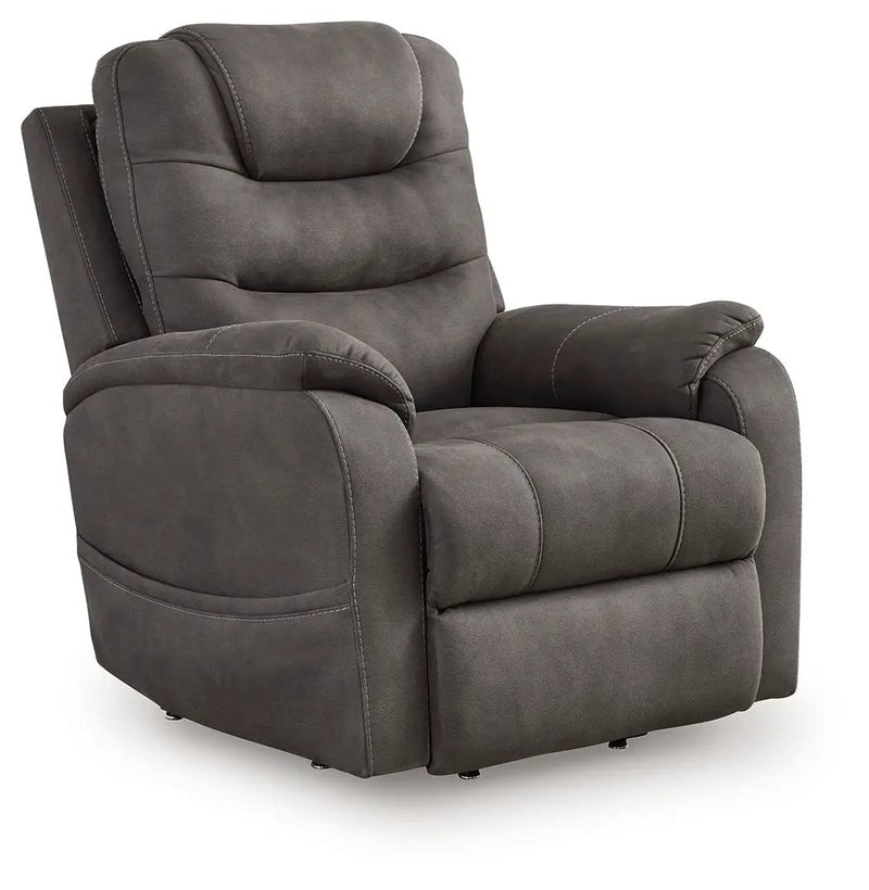 Snowfield - Power Lift Recliner - Gunmetal by Unique Piece Furniture