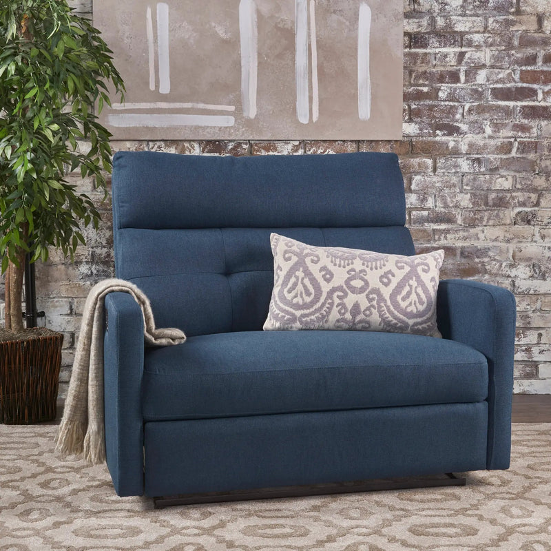 Reclining Loveseat - Leather Double Recliner Sofa by HouseOfZazla