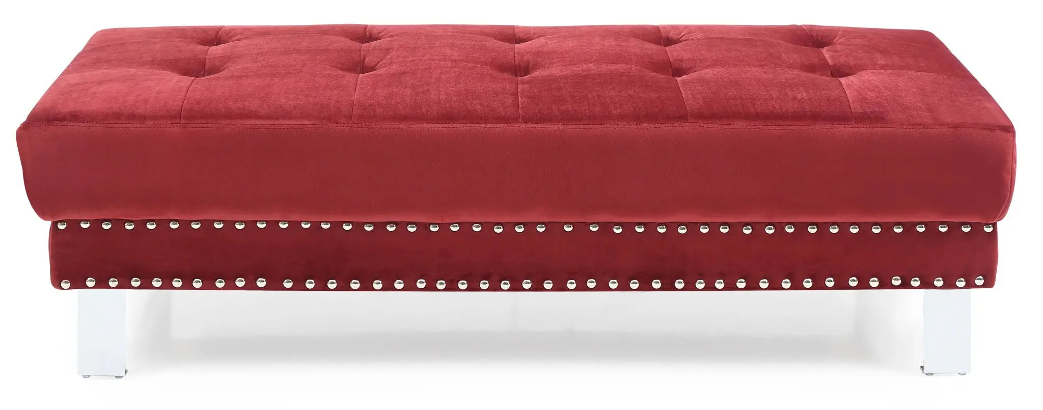 Elegant Contemporary Ottoman by Unique Piece Furniture