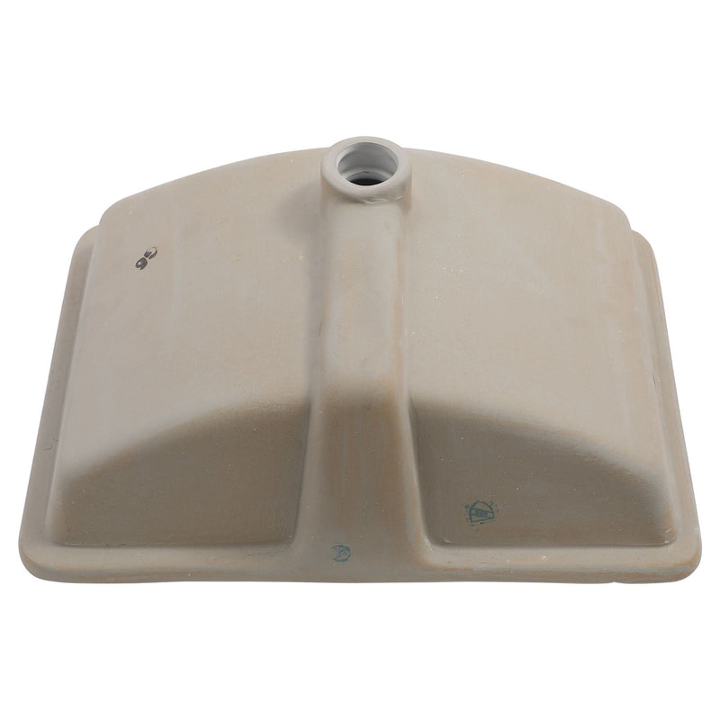 Modern Ceramic Undermount Bathroom Sink With Overflow, High Quality by HouseOfZazla