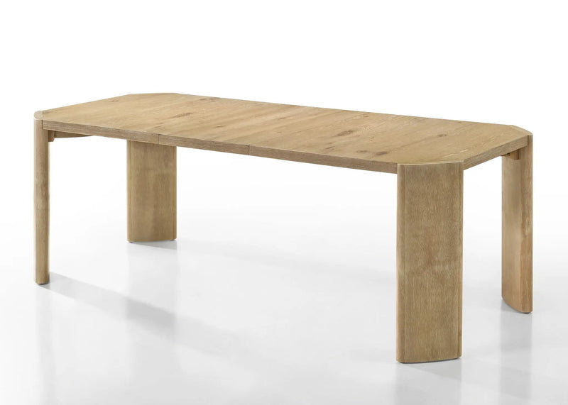 Magnus - 6 Piece Extendable Rectangular Dining Table Set With Dining Bench - Oak by Unique Piece Furniture