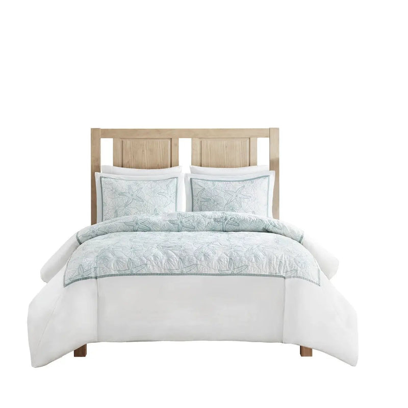 Duvet Cover Mini Set White King by HouseOfZazla