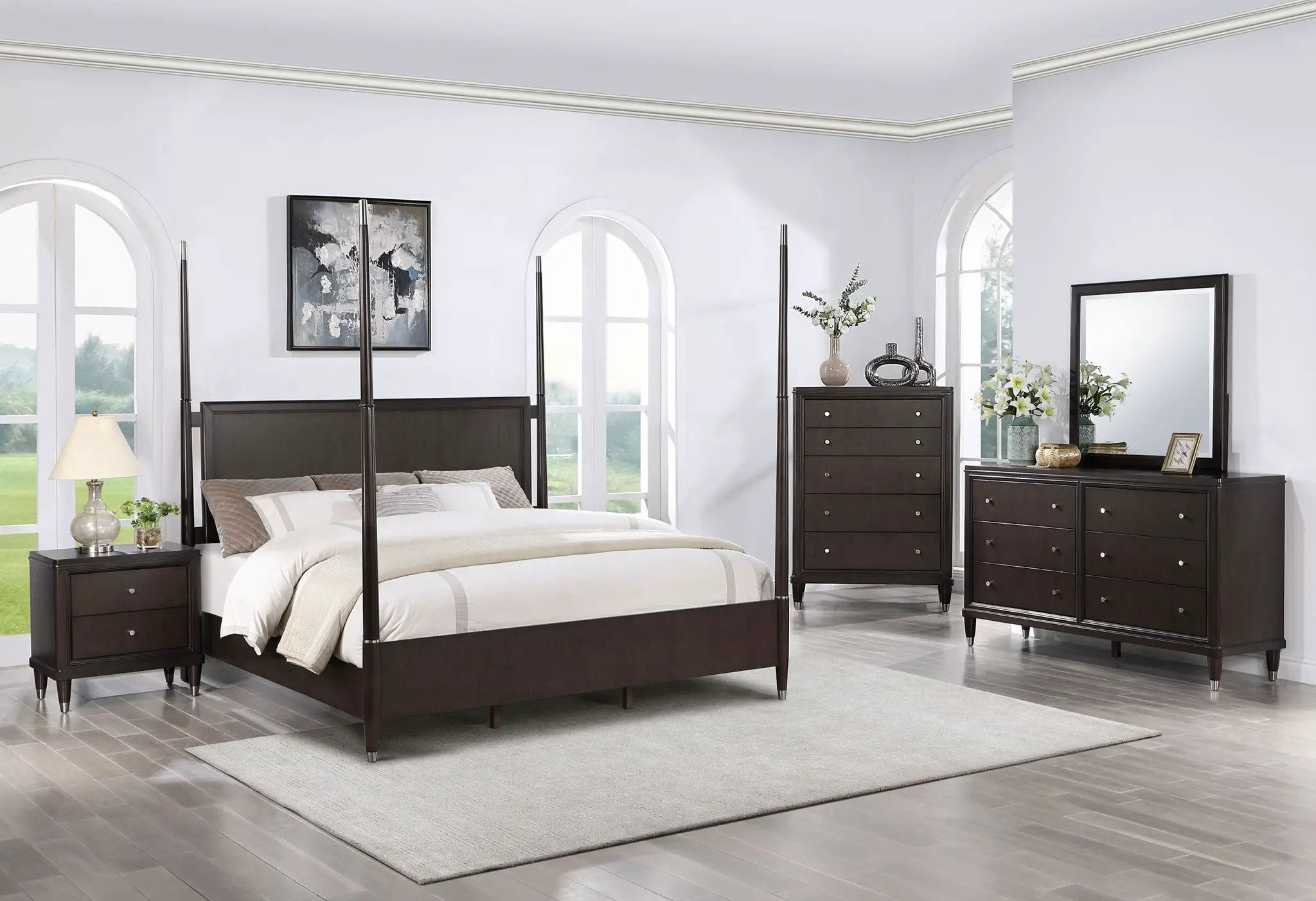 Emberlyn 5-piece Queen Bedroom Set Brown by Unique Piece Furniture