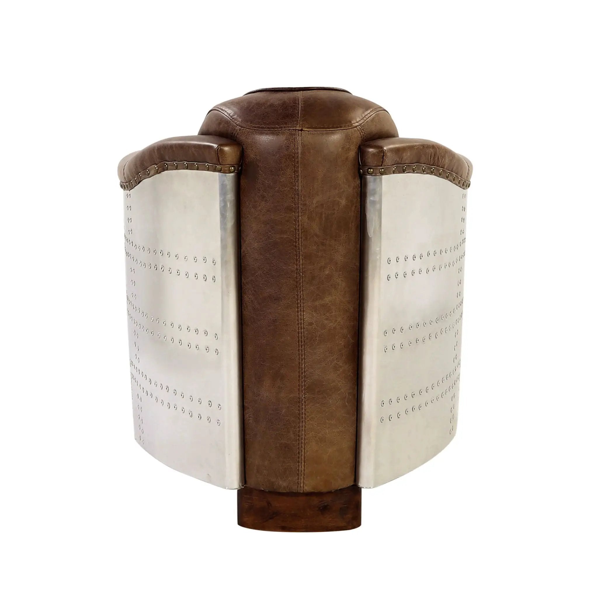 Brancaster - Grain Leather Chair - Brown by HouseOfZazla
