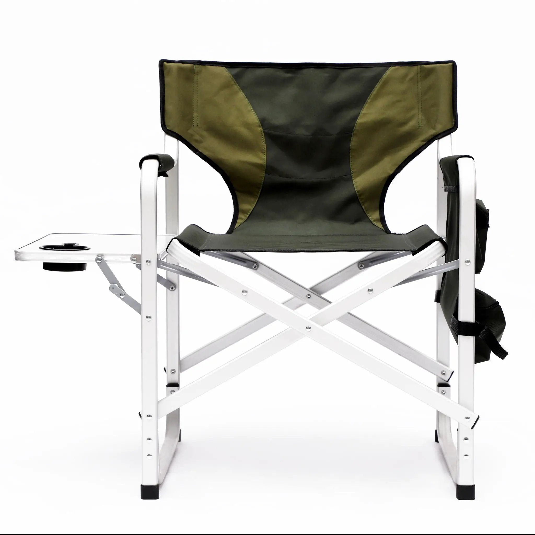 Padded Folding Outdoor Chair With Side Table And Storage Pockets, Lightweight Oversized Directors Chair For Indoor, Outdoor Camping, Picnics And Fishing by HouseOfZazla