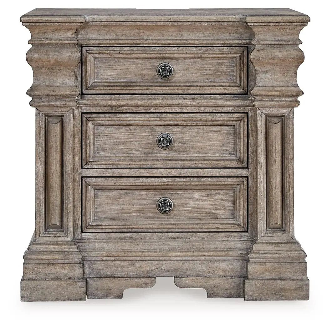 Blairhurst - Three Drawer Night Stand - Light Grayish Brown by Unique Piece Furniture