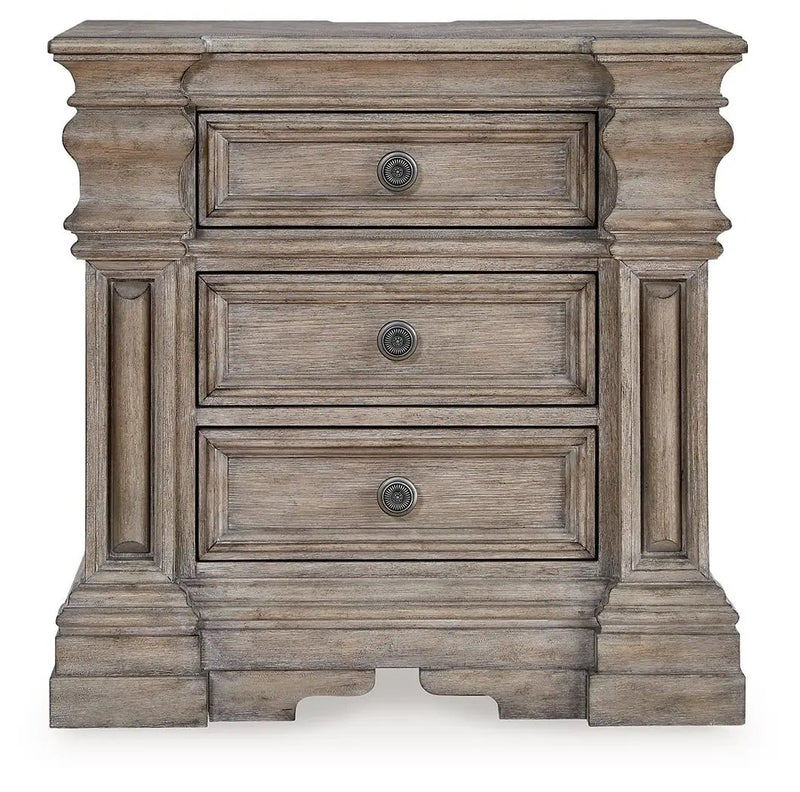 Blairhurst - Three Drawer Night Stand - Light Grayish Brown by Unique Piece Furniture