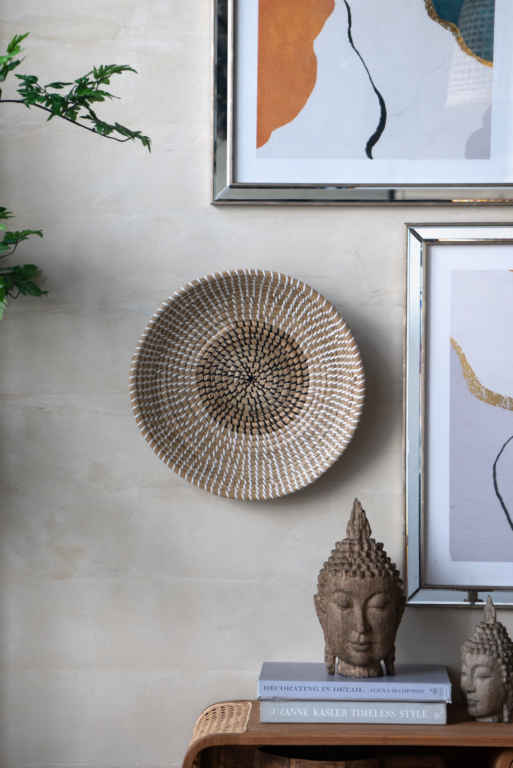 S/2 Kira Woven Seagrass Bowls by HouseOfZazla