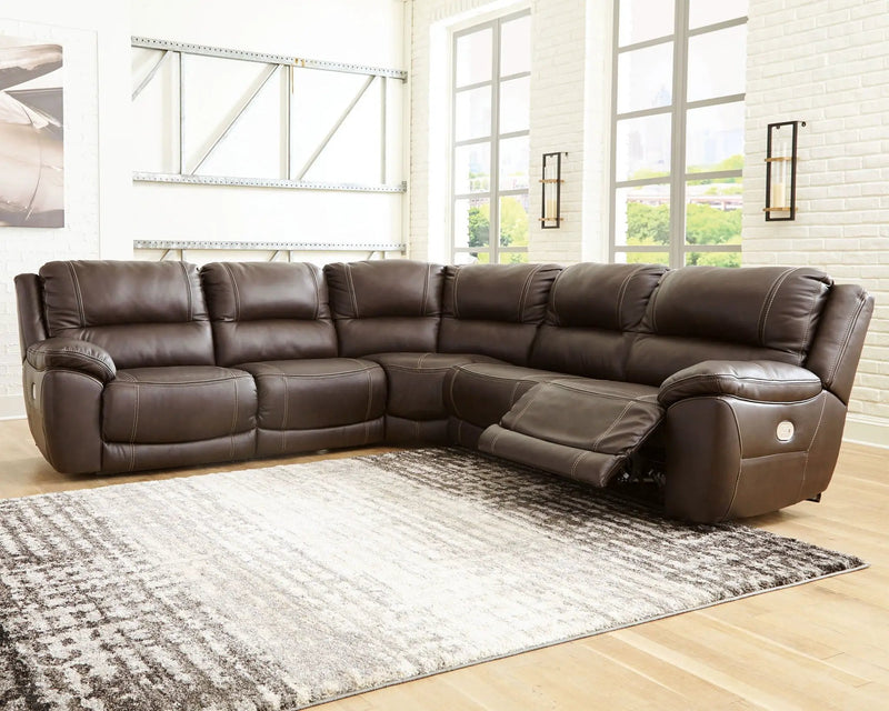 Dunleith - Power Reclining Sectional by Unique Piece Furniture
