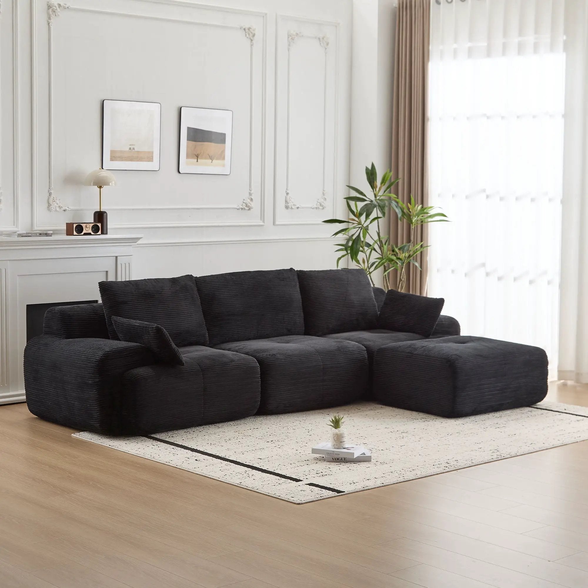 Compressed Sofa, Large Sectional Couches For Living Room by Unique Piece Furniture