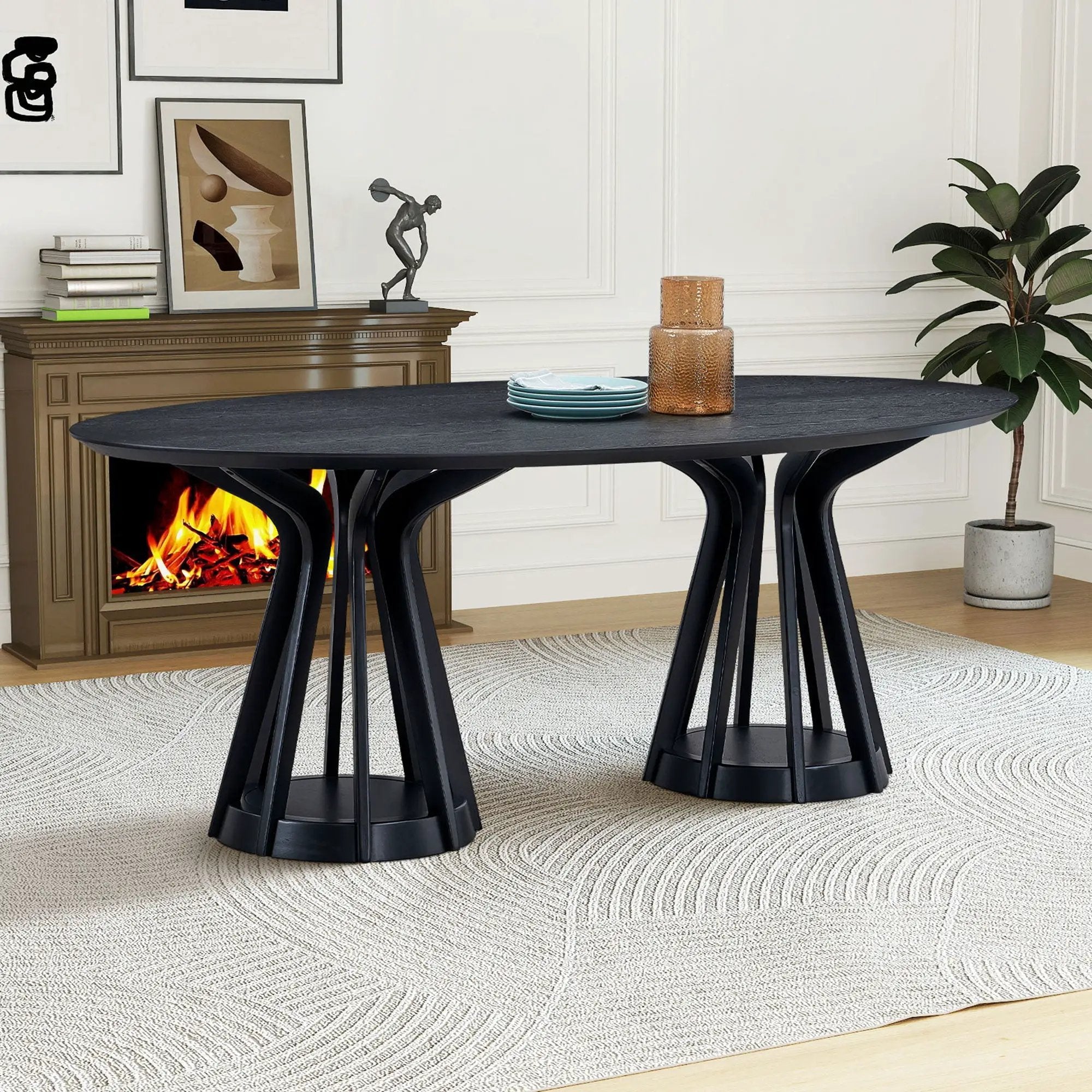 78.74 Inch Modern Dining Table by HouseOfZazla