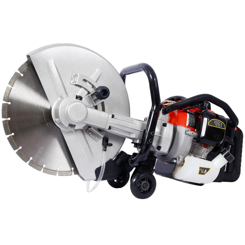 Industrial 52Cc 2 Stroke Gas Powered Concrete Cut Off Saw With Blade Steel - Red by HouseOfZazla