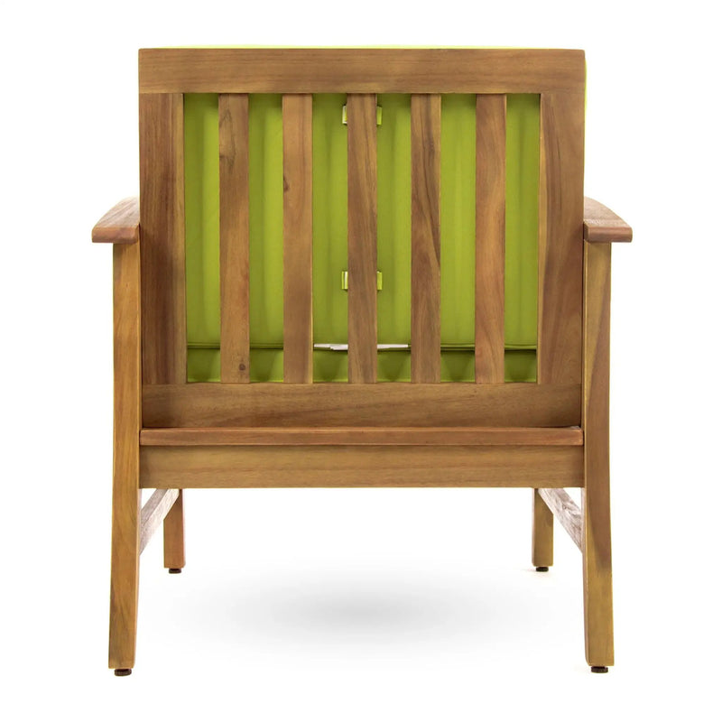 Perla Contemporary Club Chair with Water Resistant Cushion by HouseOfZazla