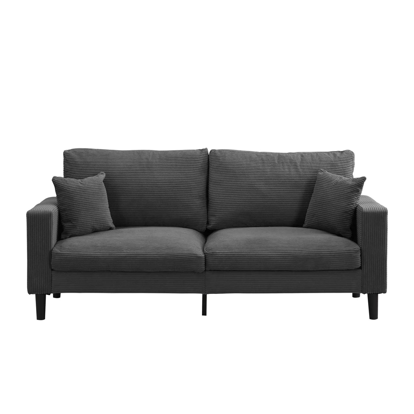 Modern Upholstered 2 Piece Sofa Set With 3 Seater And 2 Seater by HouseOfZazla