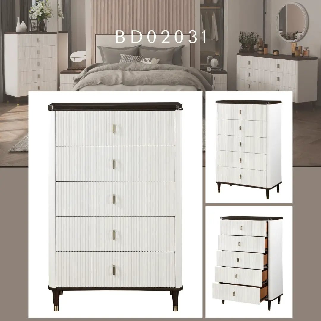 Carena - Chest - White / Walnut by Unique Piece Furniture