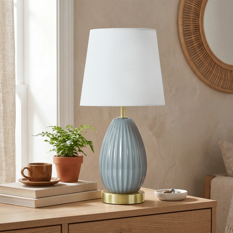 18-Inch Table Lamp Set of 2 with E26 Socket by HouseOfZazla
