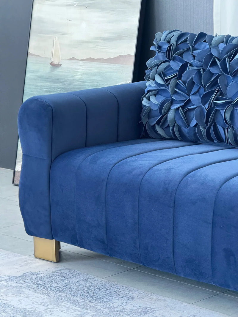 FX-P56-RBH Velvet Sofa by HouseOfZazla