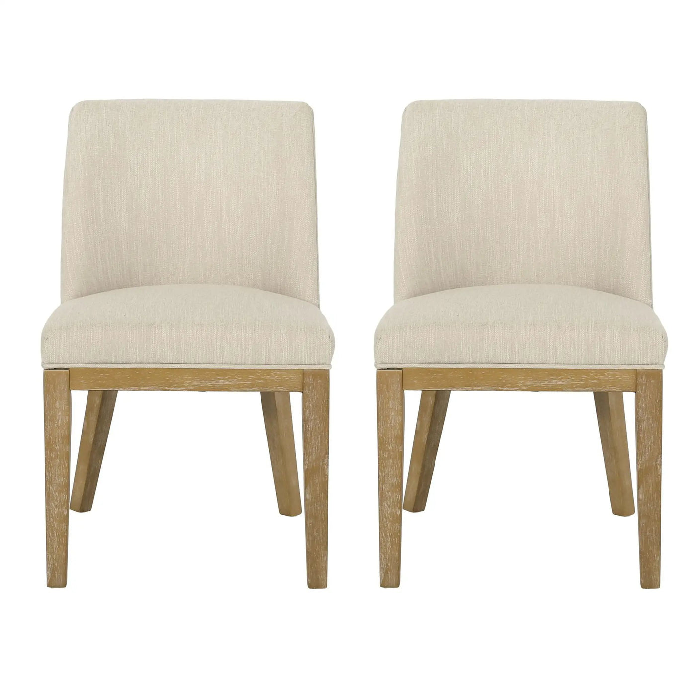 Modern Dining Chair With Durable Fabric Upholstery And Sturdy Wooden Frame (Set of 2) by HouseOfZazla