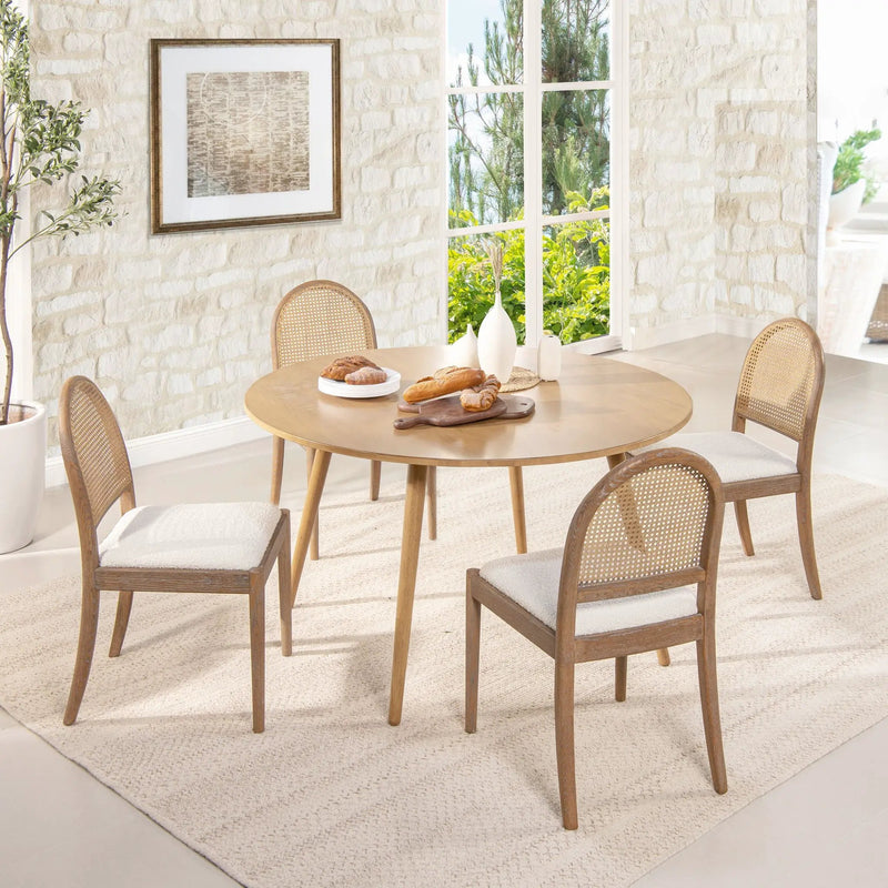 Panama - Curved Cane Side Dining Chair (Set of 2) by HouseOfZazla