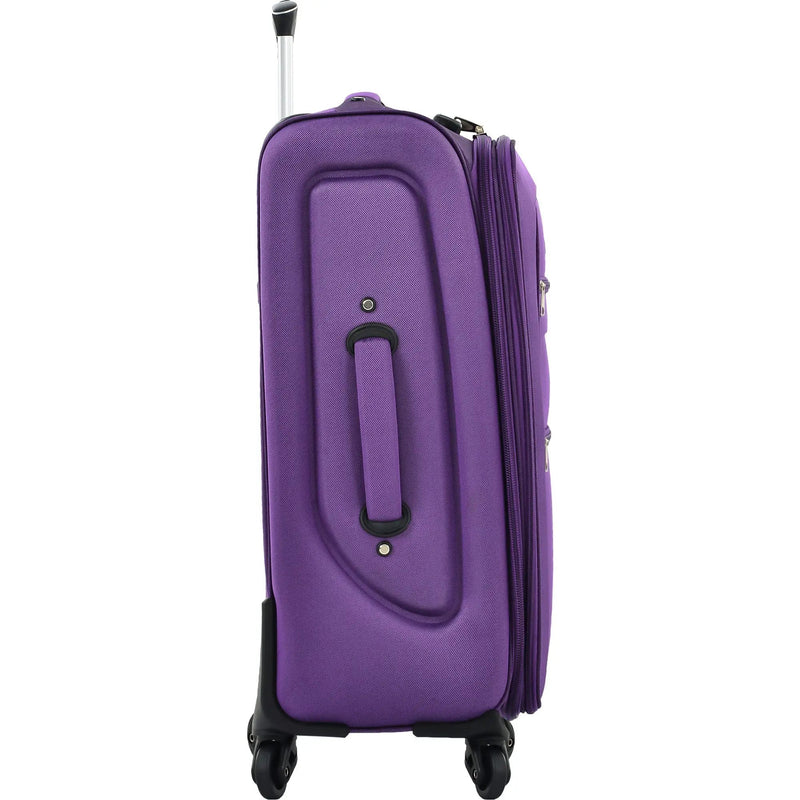 Softside Luggage Expandable 3 Piece Set Suitcase Upright Spinner Softshell Lightweight Luggage Travel Set by HouseOfZazla
