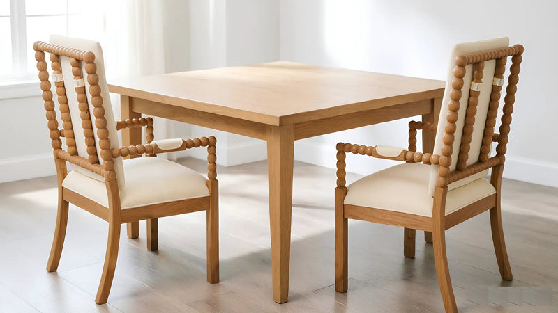 Set of 2 Rubber Wood Dining Chairs by HouseOfZazla
